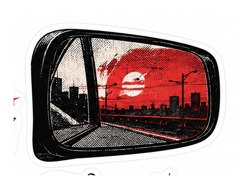 RED SUN MIRROR